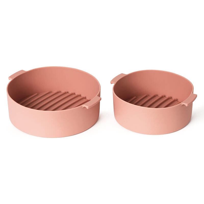 Khay Silicone Dành Cho Nồi Chiên Không Dầu Và Lò Vi Sóng, 238x210x70mm - 2 Màu (Xanh Dương, Hồng) - LocknLock - CKB002 image number null